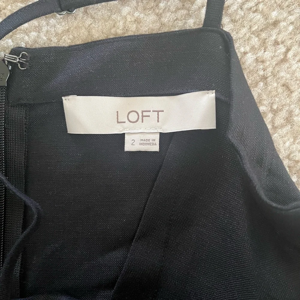 Loft Sleeveless Romper Black Size 2